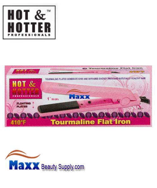 Hot&Hotter 5877 Ceramic Flat Iron On/Off - 1" Pink